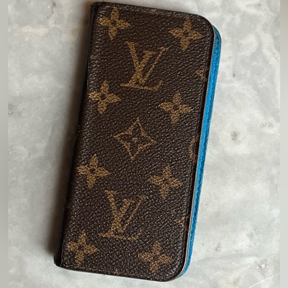 Louis Vuitton Monogram Brown & Blue iPhone 7 Case - Picture 2 of 16